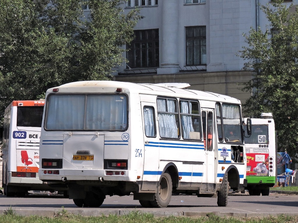 Омская область, ПАЗ-32053 № 254