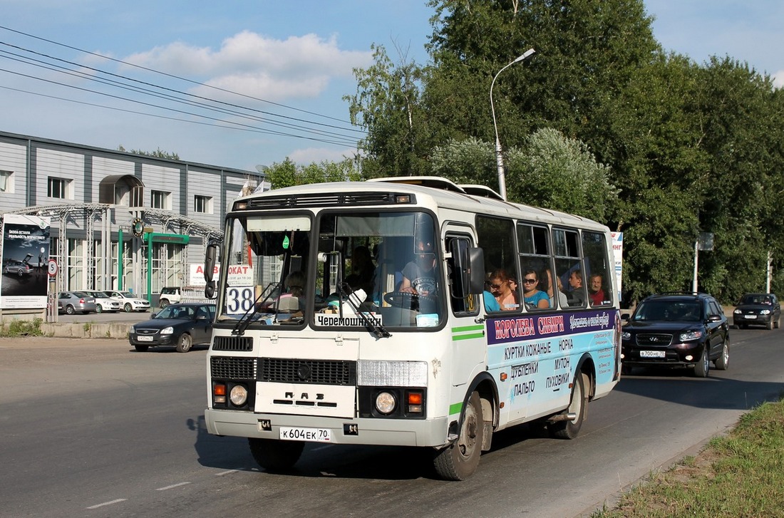 Томская область, ПАЗ-32054 № К 604 ЕК 70