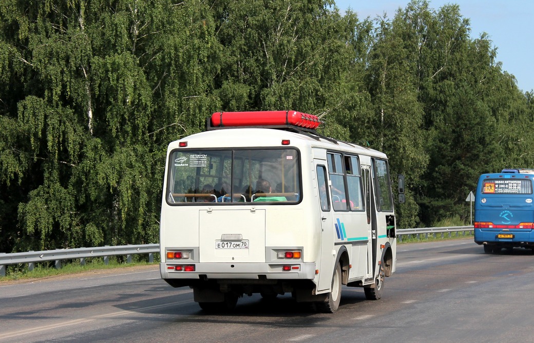 Томская область, ПАЗ-32053 № Е 017 ОМ 70