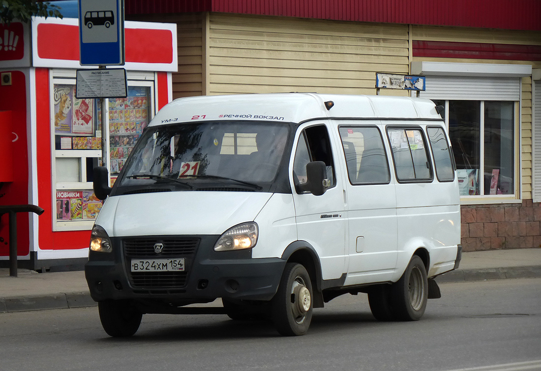 Новосибирская область, ГАЗ-322132 (XTH, X96) № В 324 ХМ 154