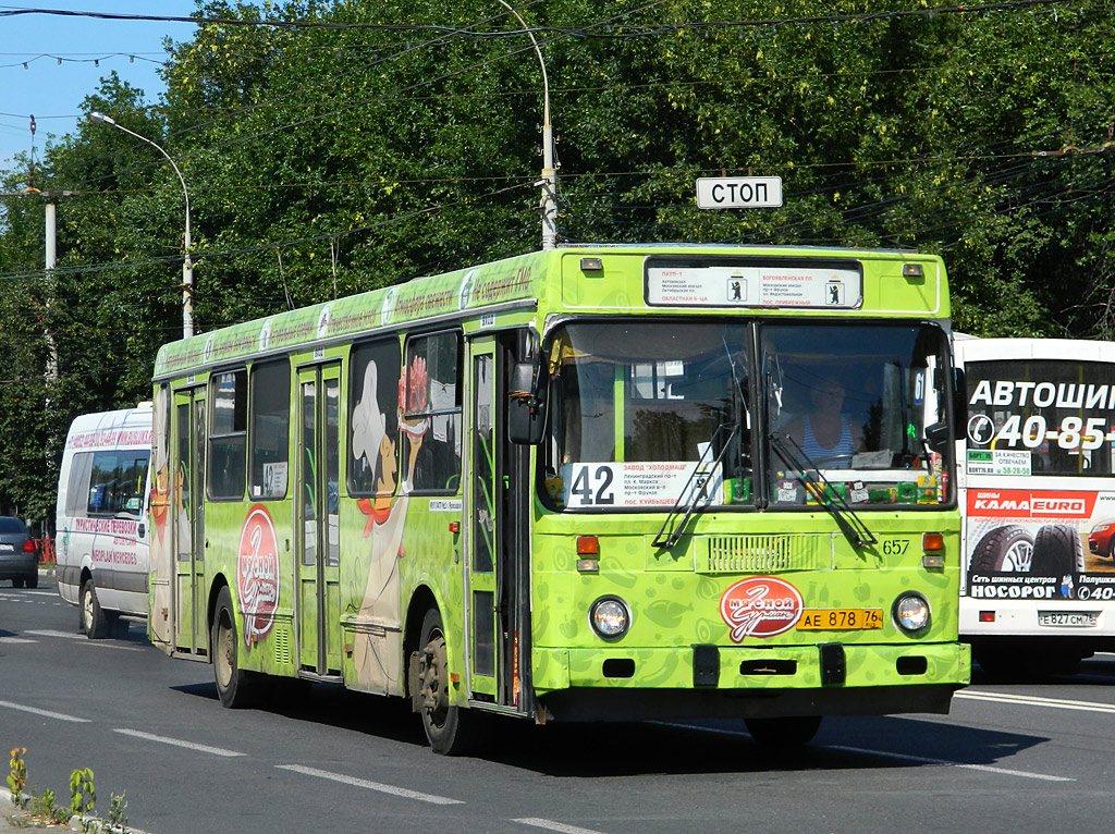 Ярославская область, ЛиАЗ-5256.30 (81 ЦИБ) № 657