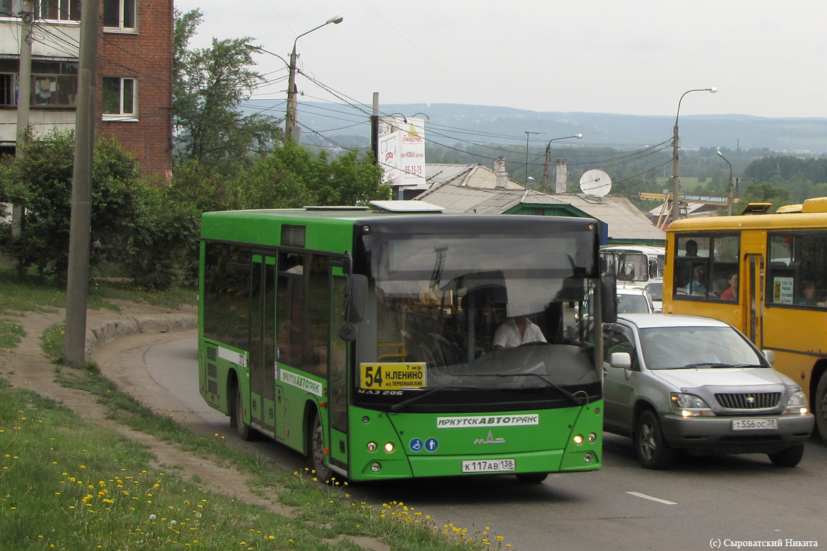 Маршрут 54 иркутск