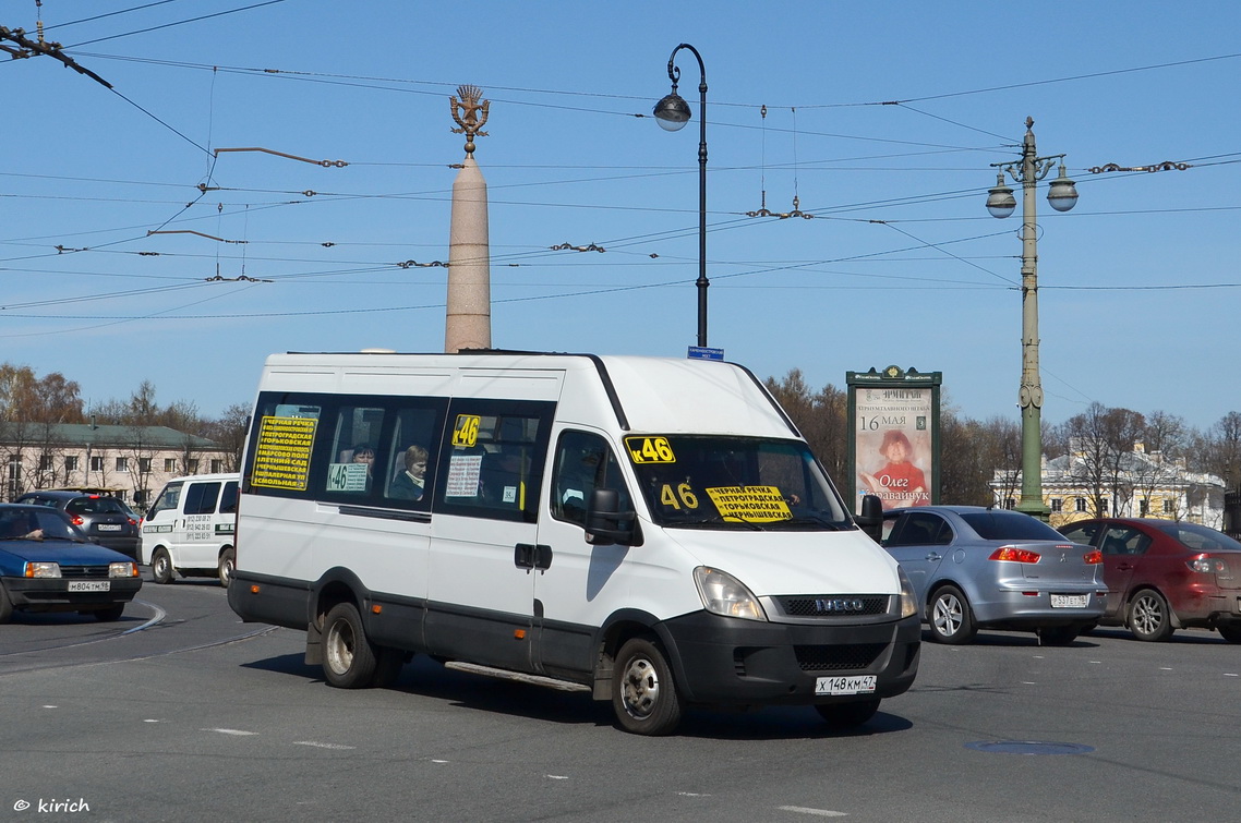 Saint Petersburg, Nizhegorodets-2227UT (IVECO Daily) # Х 148 КМ 47