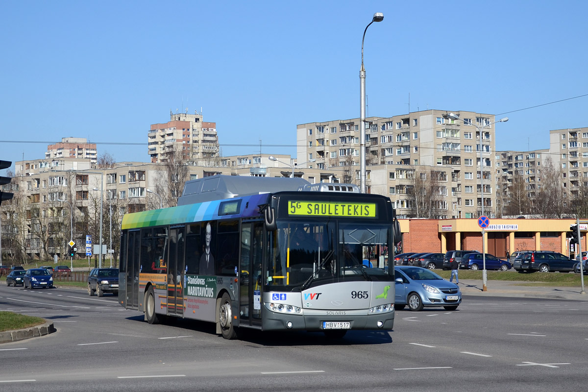 Литва, Solaris Urbino III 12 CNG № 965