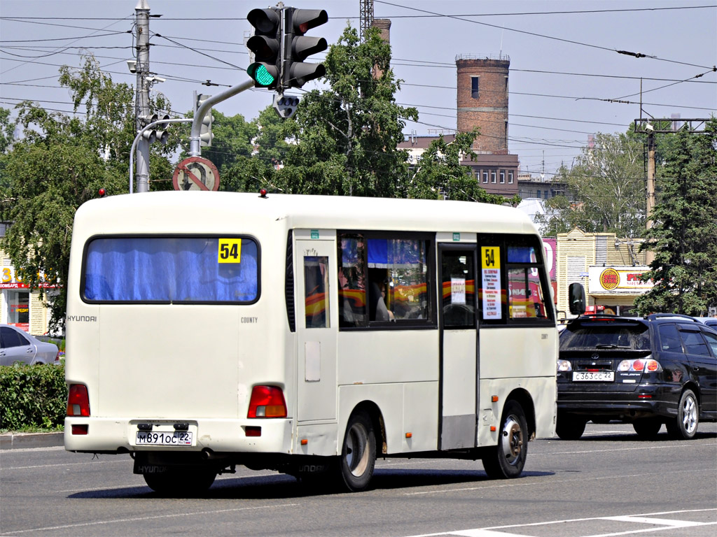 Алтайский край, Hyundai County SWB C08 (РЗГА) № М 891 ОС 22