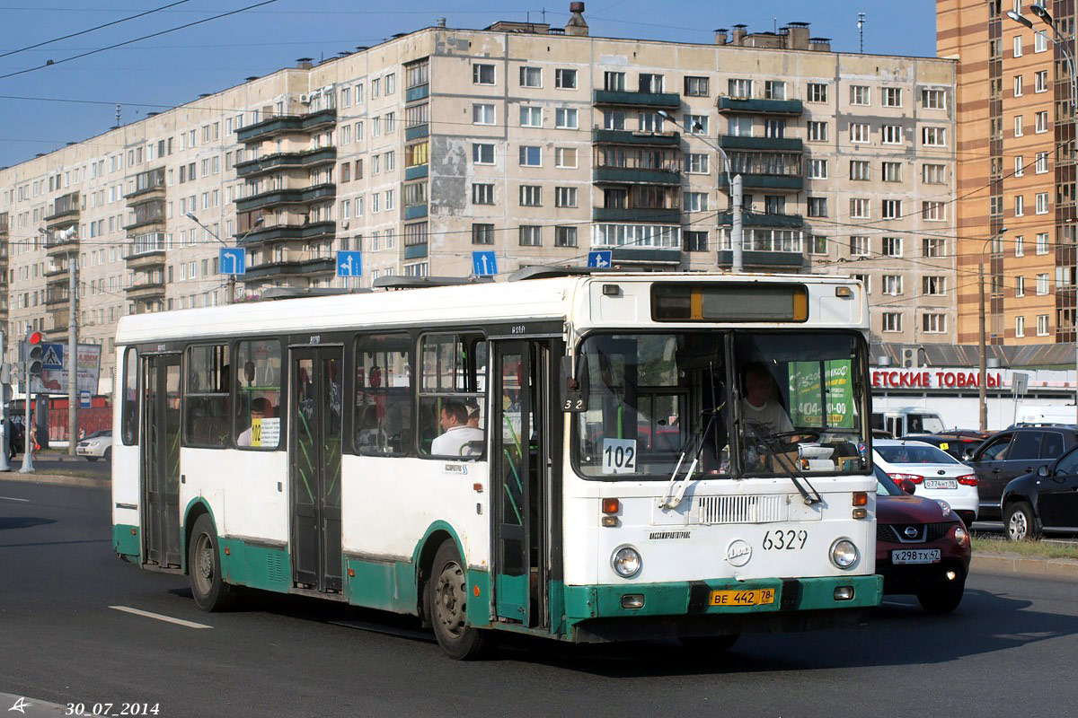 Санкт-Петербург, ЛиАЗ-5256.25 № 6329