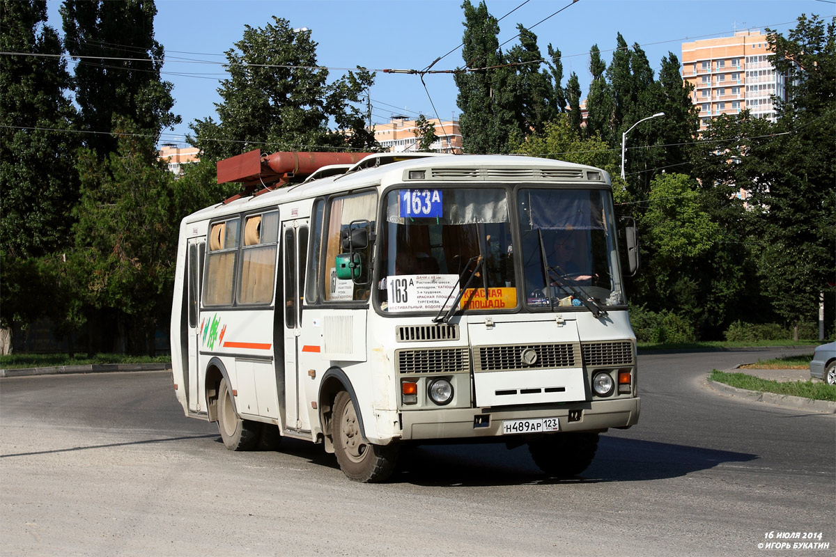 Краснодарский край, ПАЗ-32054 № Н 489 АР 123