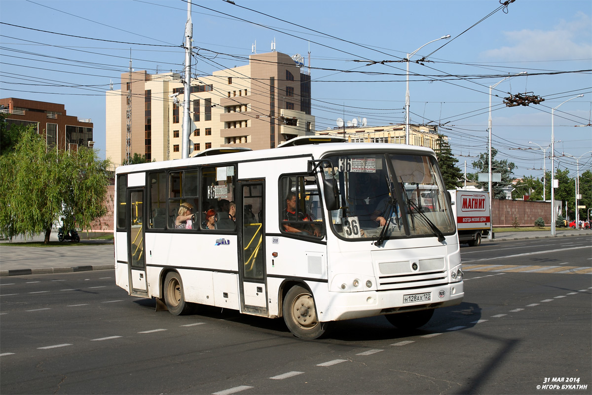 Краснодарский край, ПАЗ-320402-03 № Н 128 АХ 123