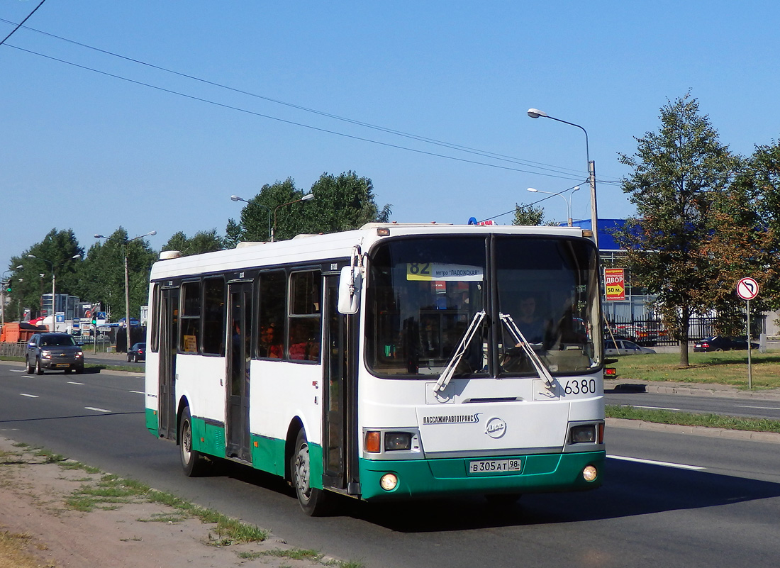 Санкт-Петербург, ЛиАЗ-5256.25 № 6380