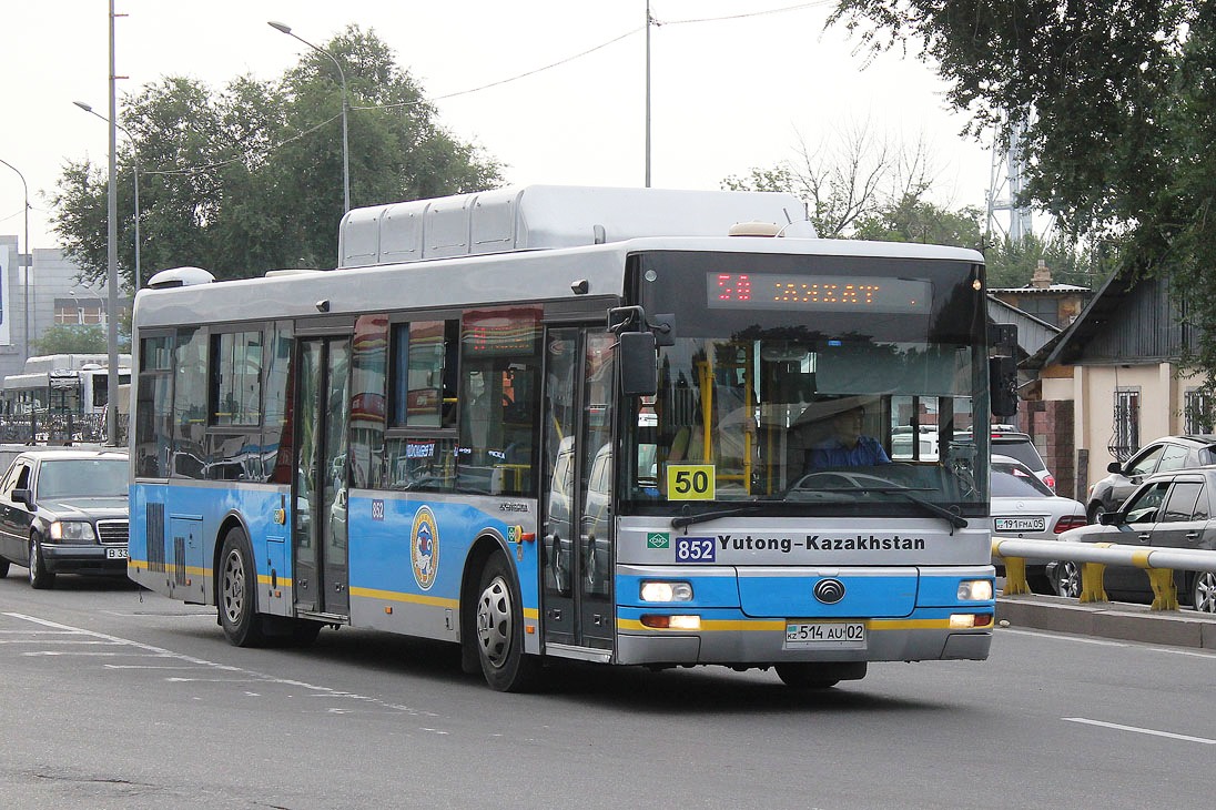 Алматы, Yutong ZK6118HGA № 852