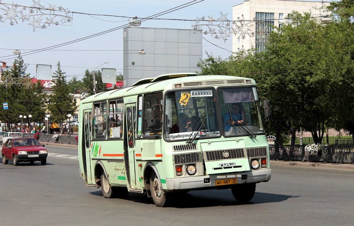 Томская область, ПАЗ-32054 № АС 487 70