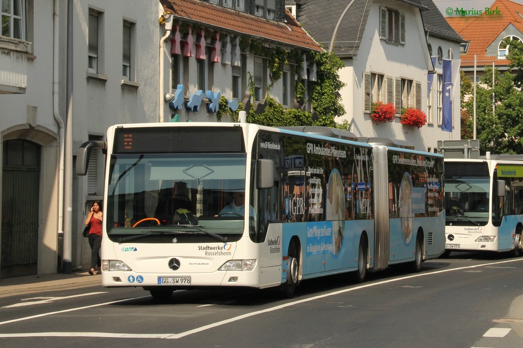 Гессен, Mercedes-Benz O530G Citaro facelift G № 978