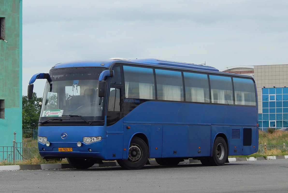 Белгородская область, Higer KLQ6109Q № АЕ 920 31