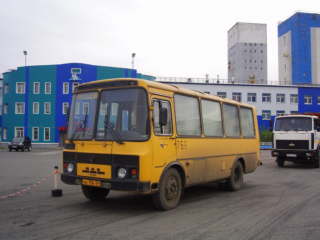 Красноярский край, ПАЗ-32054-67 № 756