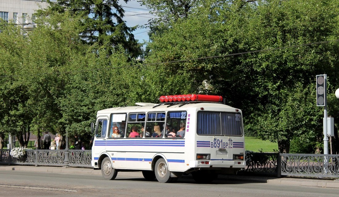 Томская область, ПАЗ-32051-110 № В 891 ВР 70