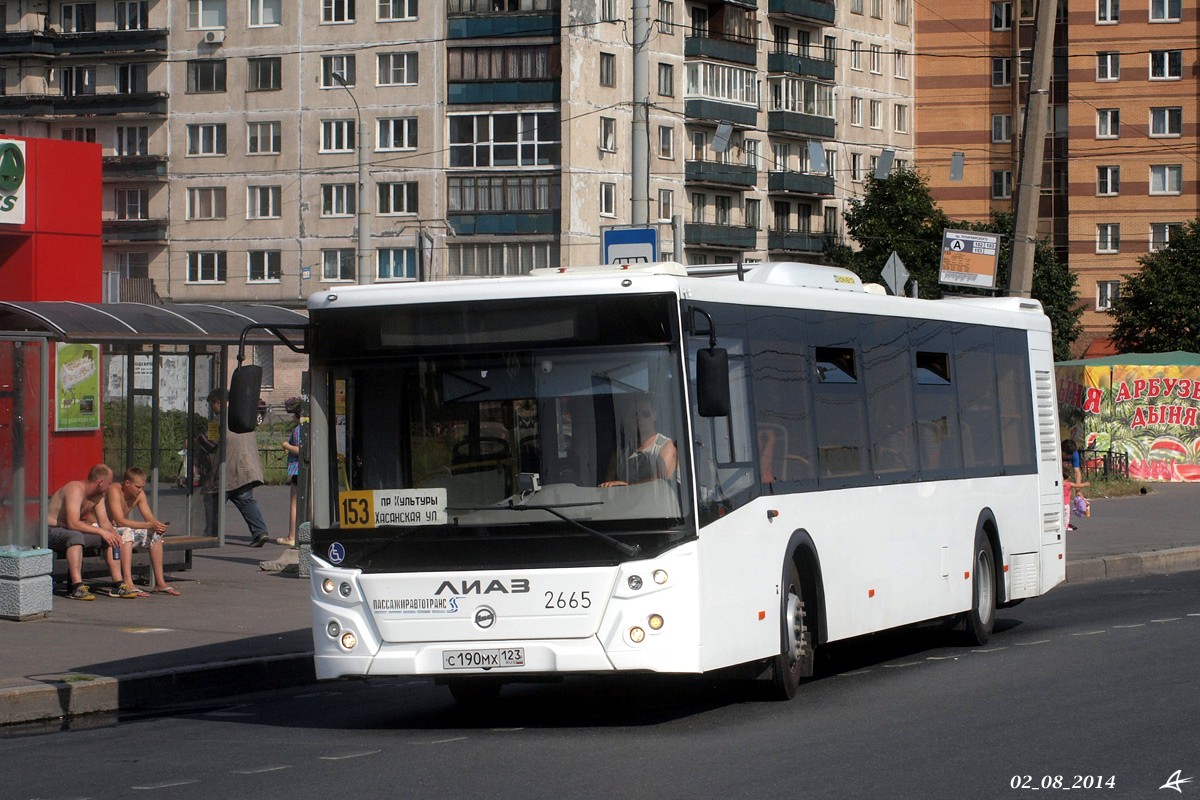 Sankt Petersburg, LiAZ-5292.30 Nr. 2665