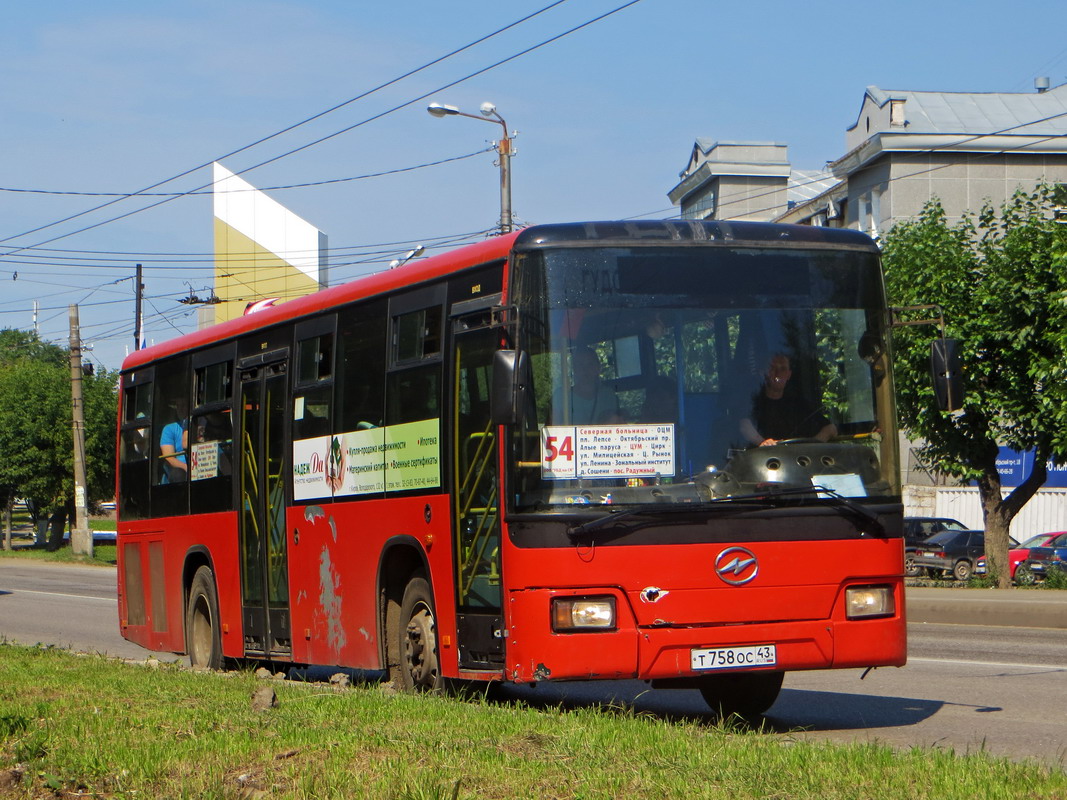 Кировская область, Higer KLQ6118GS № Т 758 ОС 43