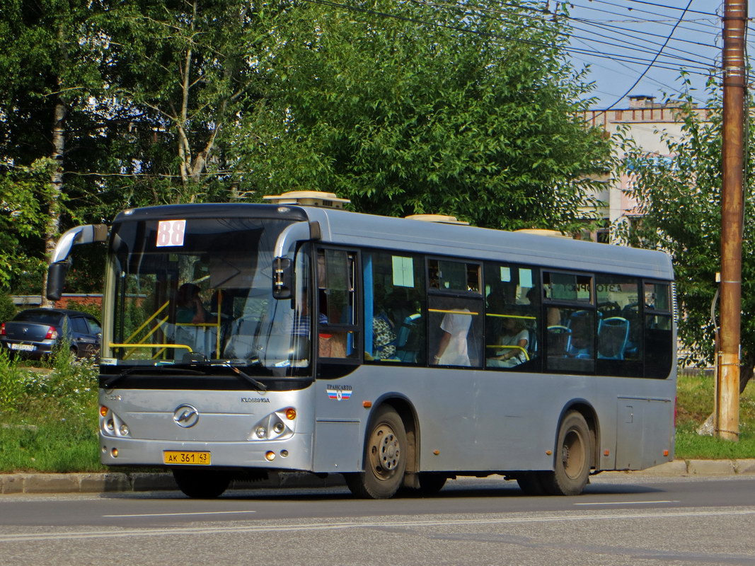 Кировская область, Higer KLQ6891GA № АК 361 43