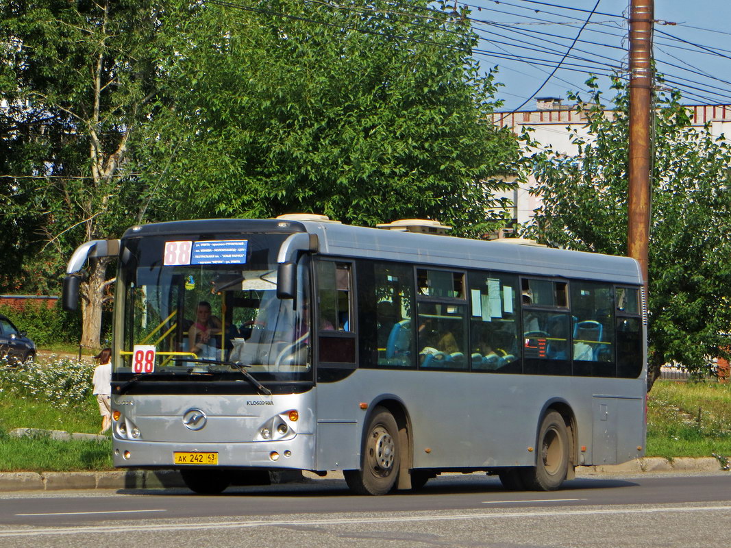 Кировская область, Higer KLQ6891GA № АК 242 43