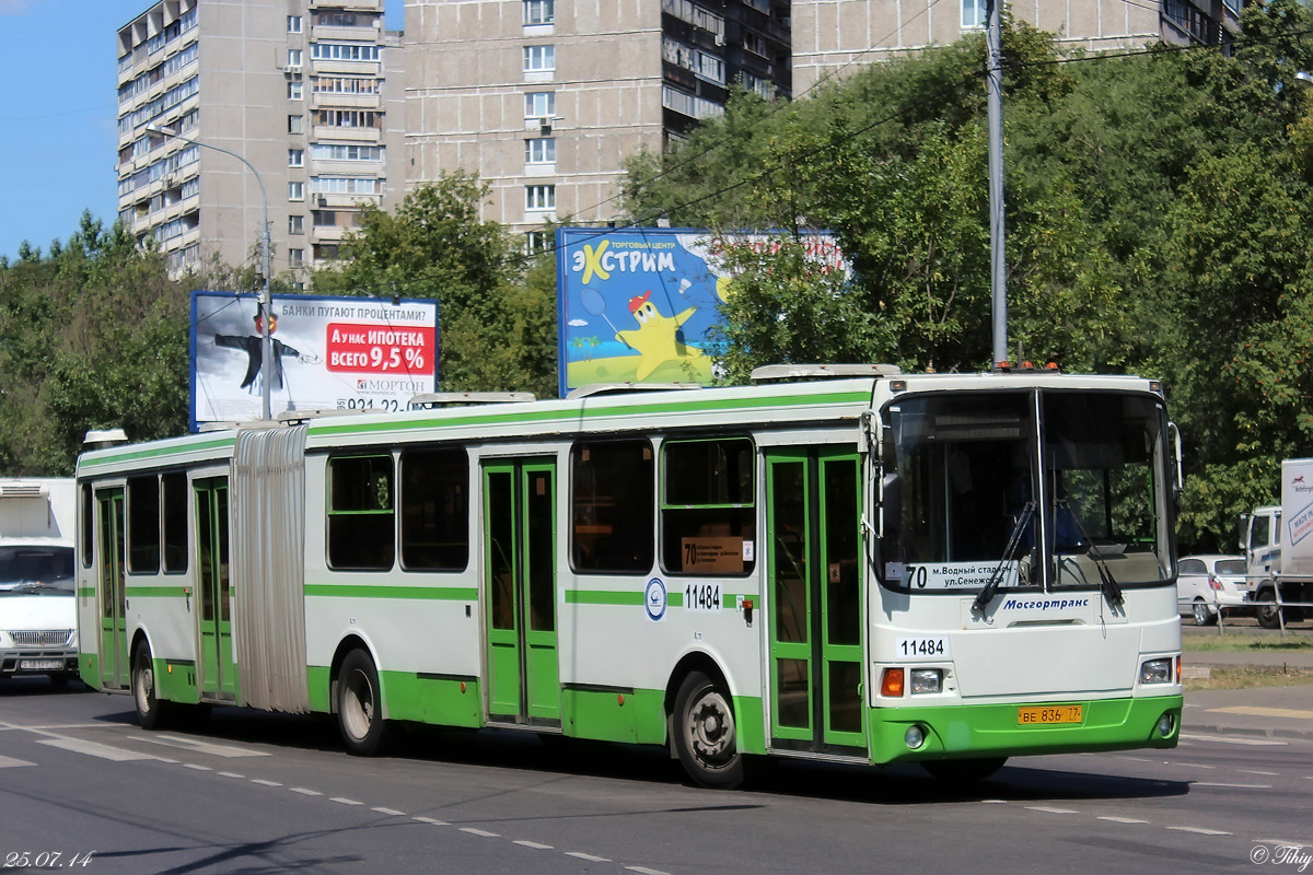 Москва, ЛиАЗ-6212.01 № 11484