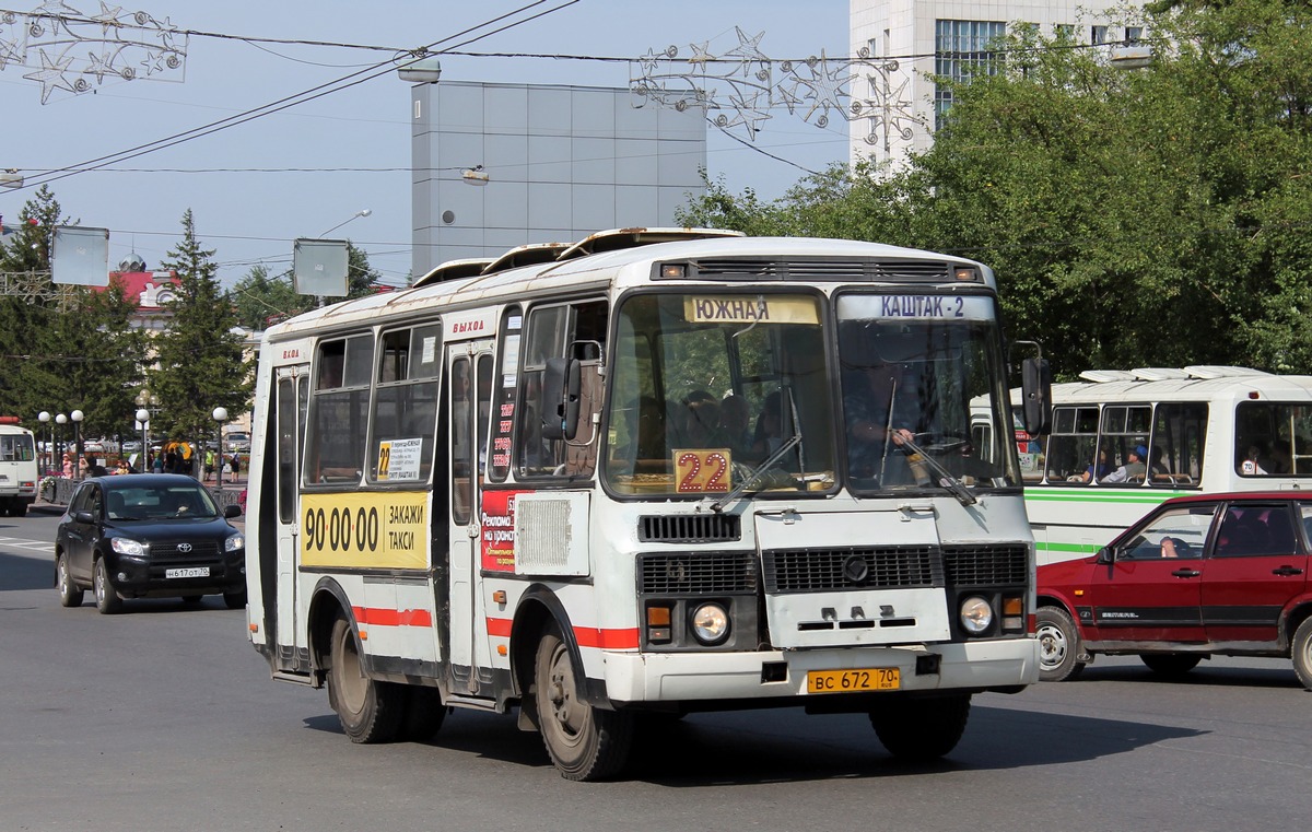 Томская область, ПАЗ-32051-110 № ВС 672 70