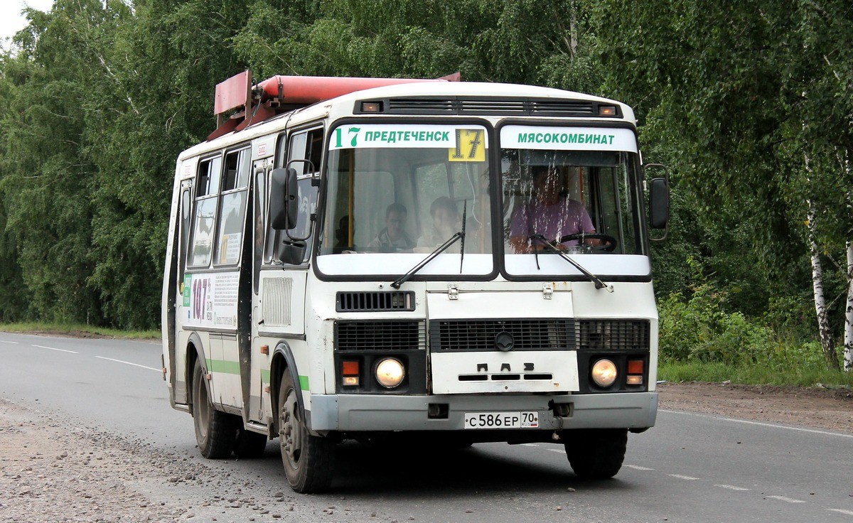 Томская область, ПАЗ-32054 № С 586 ЕР 70