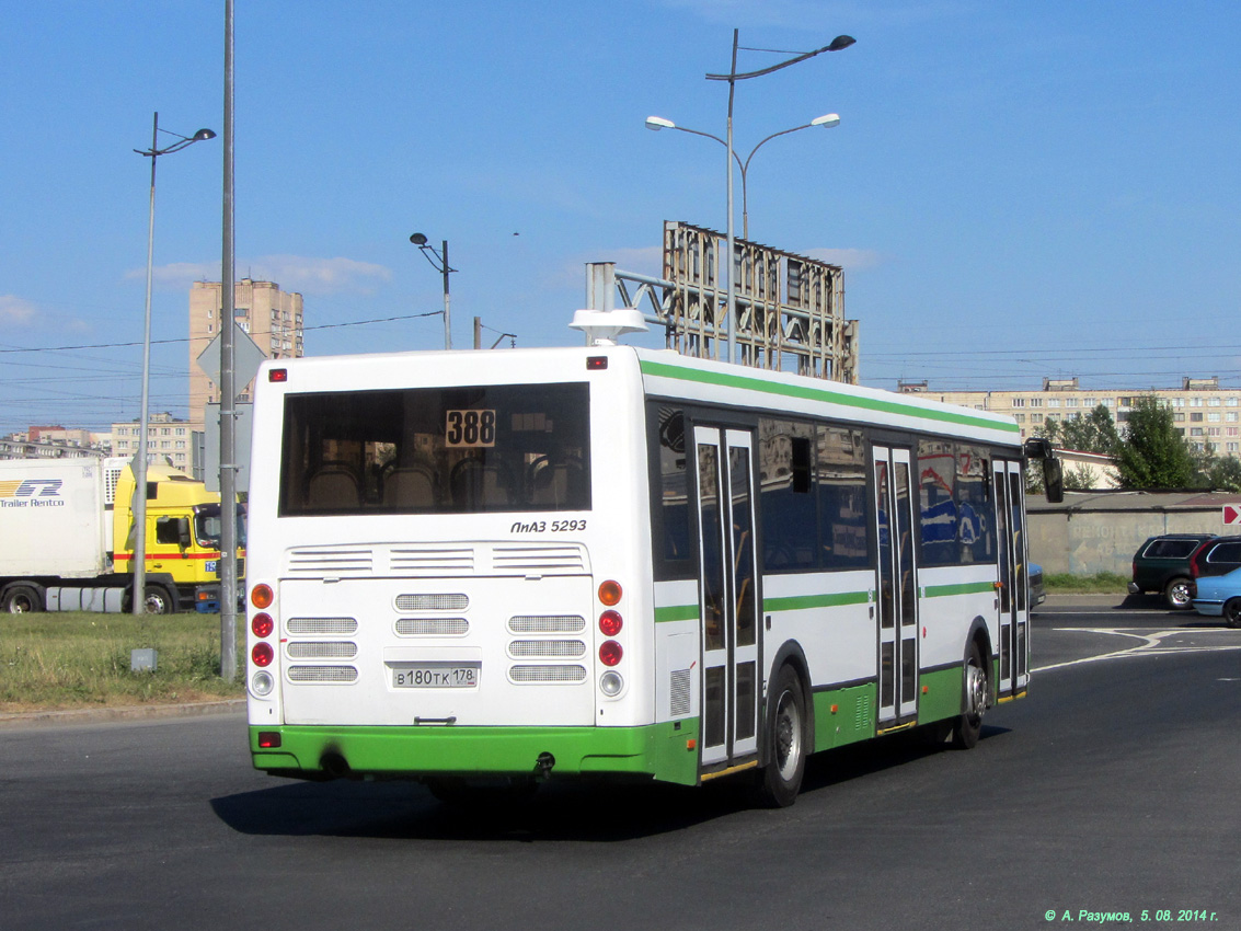 Санкт-Петербург, ЛиАЗ-5293.60 № 3848