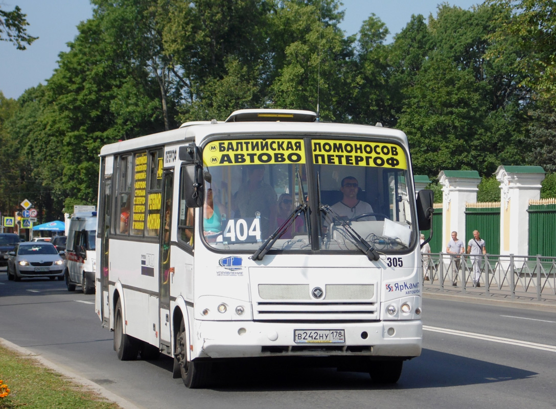 Санкт-Петербург, ПАЗ-320412-04 № 305