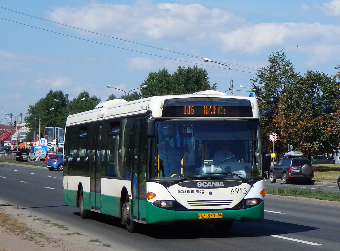 Санкт-Петербург, Scania OmniLink I (Скания-Питер) № 6913