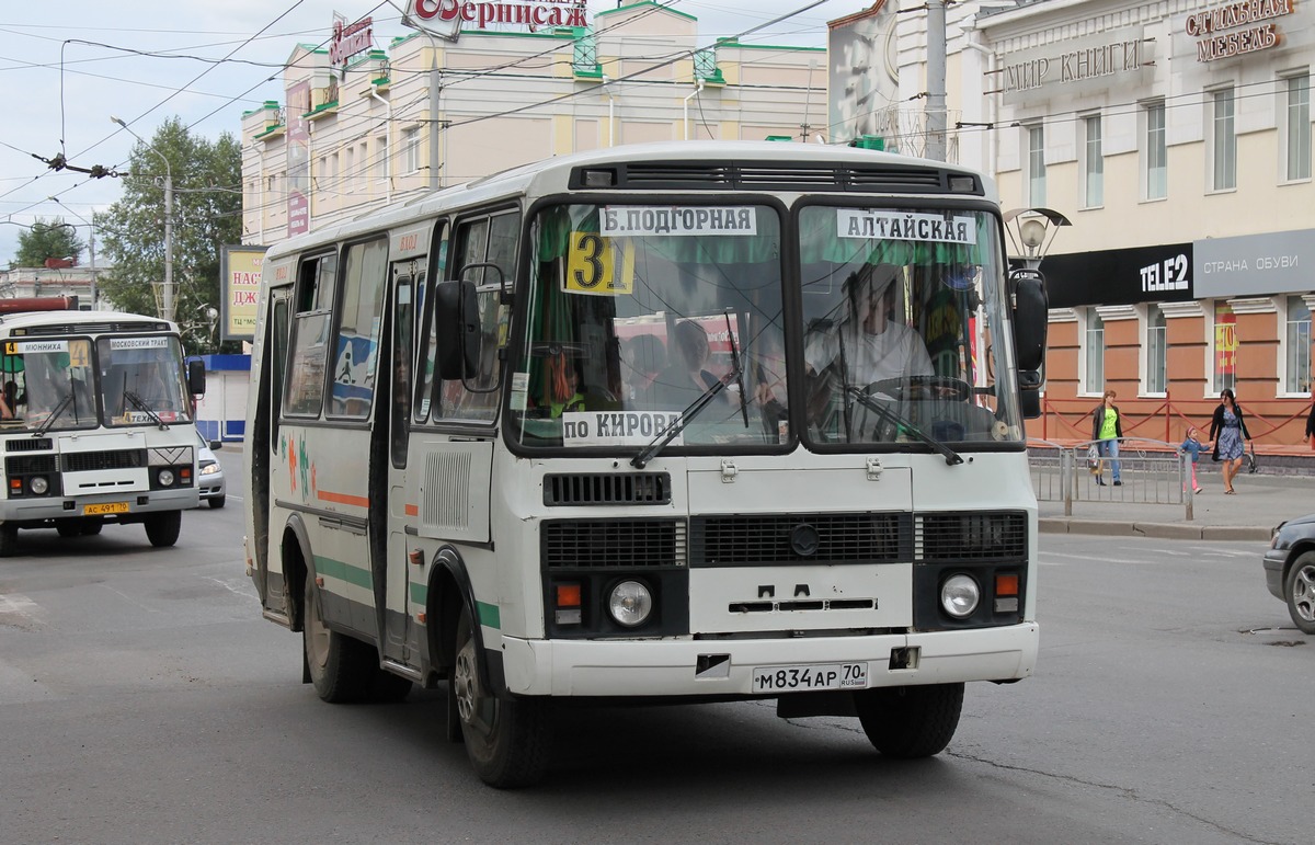 Томская область, ПАЗ-32054 № М 834 АР 70