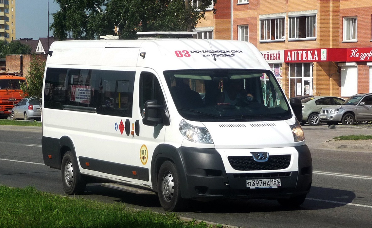 Новосибирская область, Нижегородец-2227SK (Peugeot Boxer) № В 397 НА 154