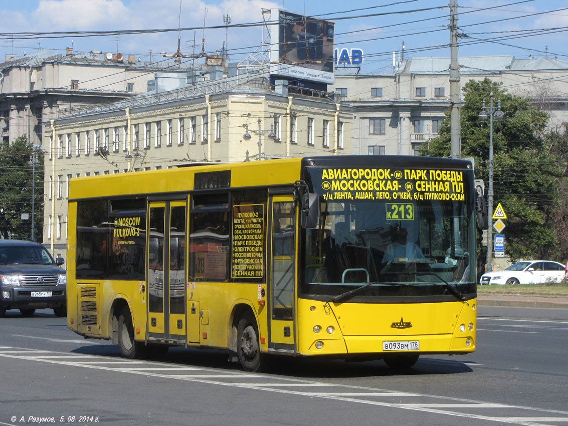 Санкт-Петербург, МАЗ-206.067 № В 093 ВМ 178