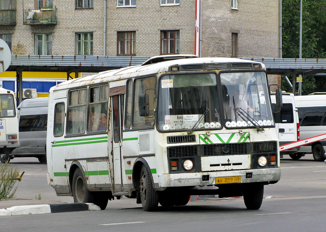 Нижегородская область, ПАЗ-32053-07 № АК 289 52