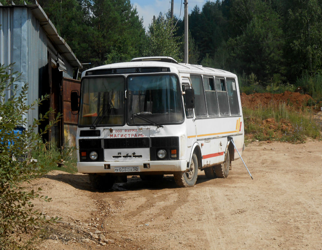 Нижегородская область, ПАЗ-3205 (00) № У 038 СН 52