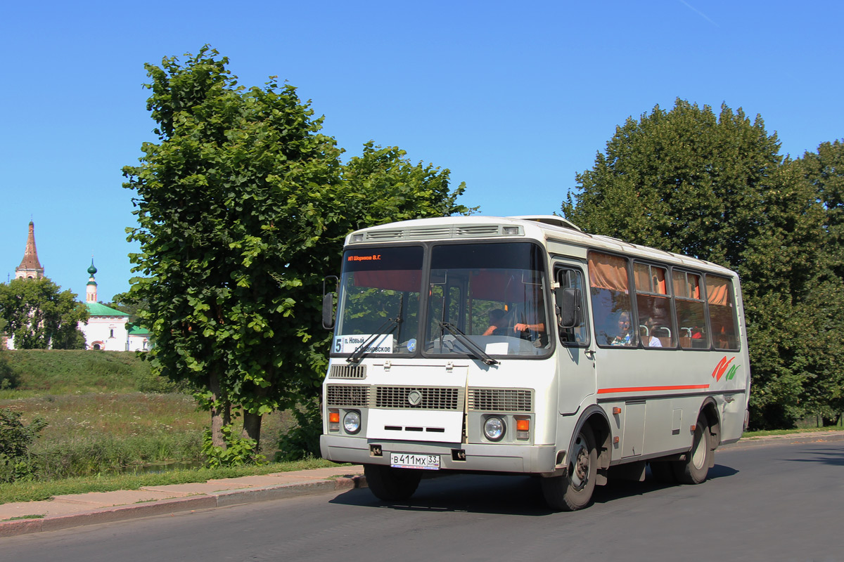 Obwód włodzimierski, PAZ-32054 Nr В 411 МХ 33