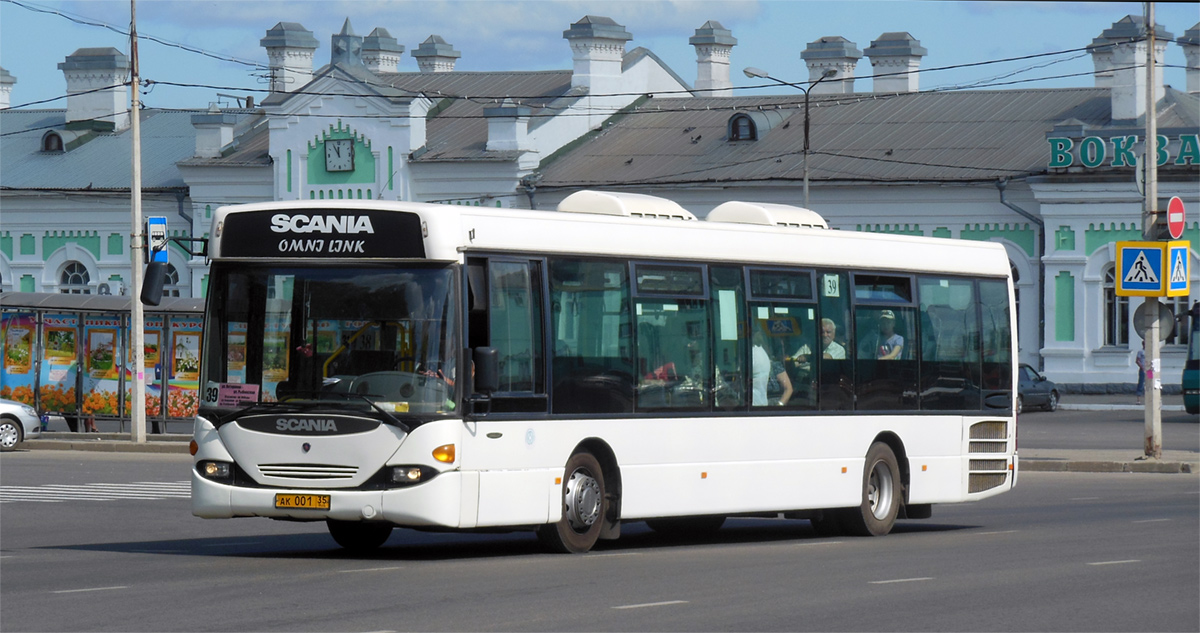 Вологодская область, Scania OmniLink I (Скания-Питер) № АК 001 35