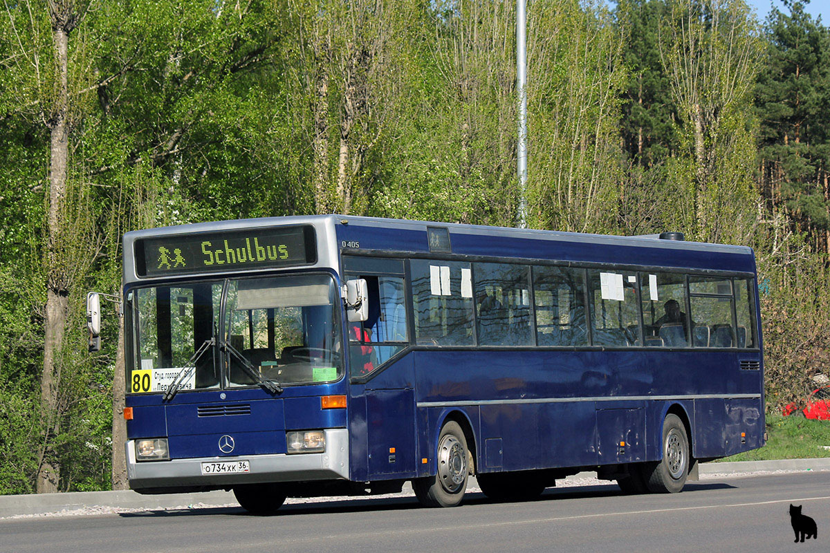 Воронежская область, Mercedes-Benz O405 № О 734 ХК 36