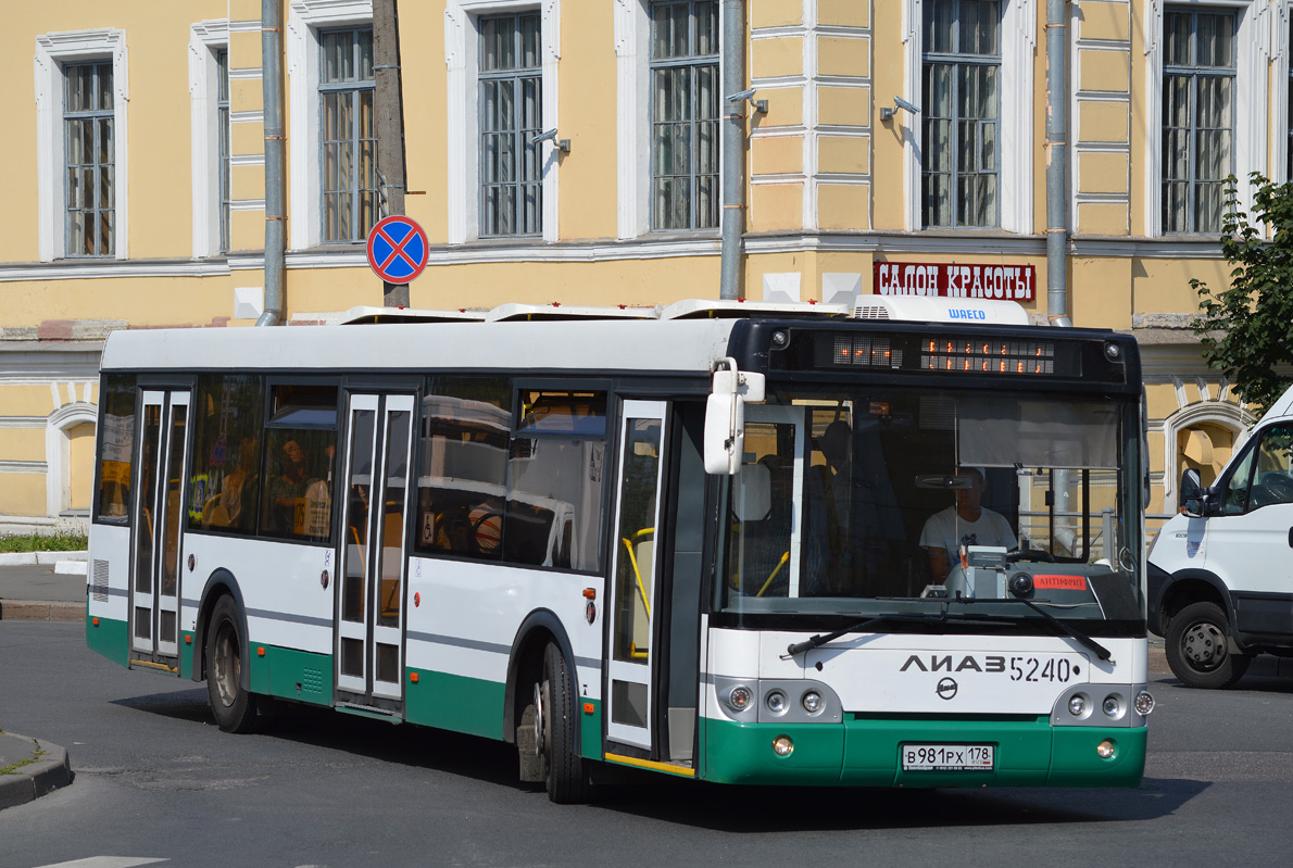 Санкт-Петербург, ЛиАЗ-5292.60 № 5240