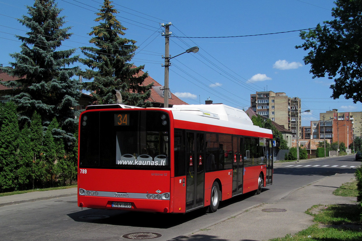 Литва, Solaris Urbino III 12 CNG № 789