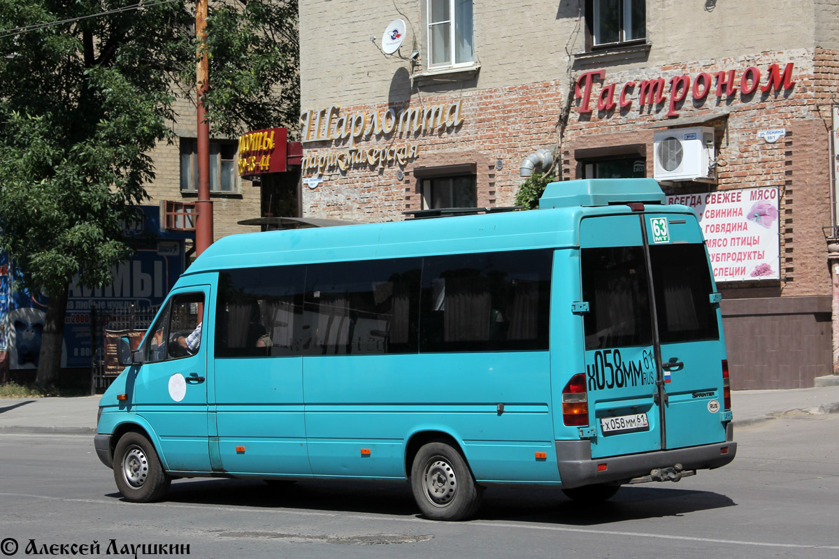 Ростовская область, Mercedes-Benz Sprinter W903 313CDI № Х 058 ММ 61