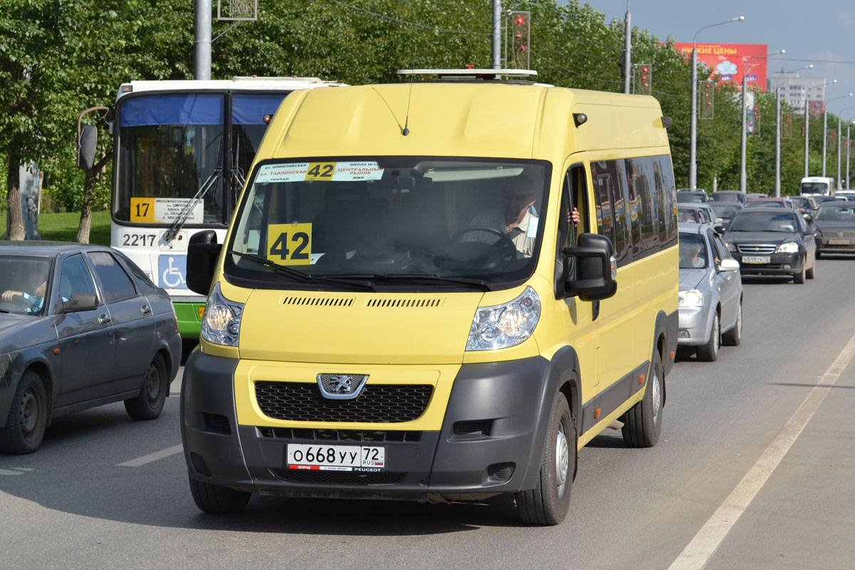 Тюменская область, Нижегородец-2227SK (Peugeot Boxer) № О 668 УУ 72