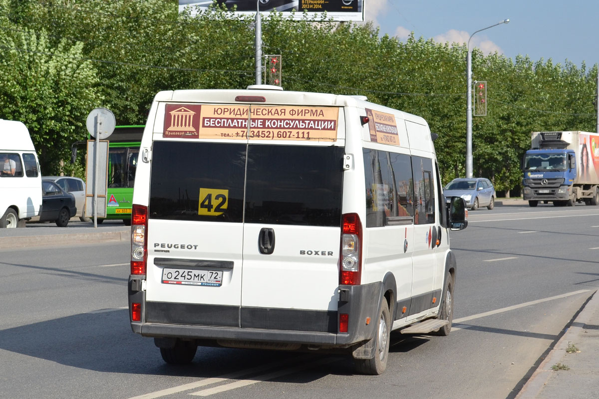 Тюменская область, Нижегородец-2227SK (Peugeot Boxer) № О 245 МК 72