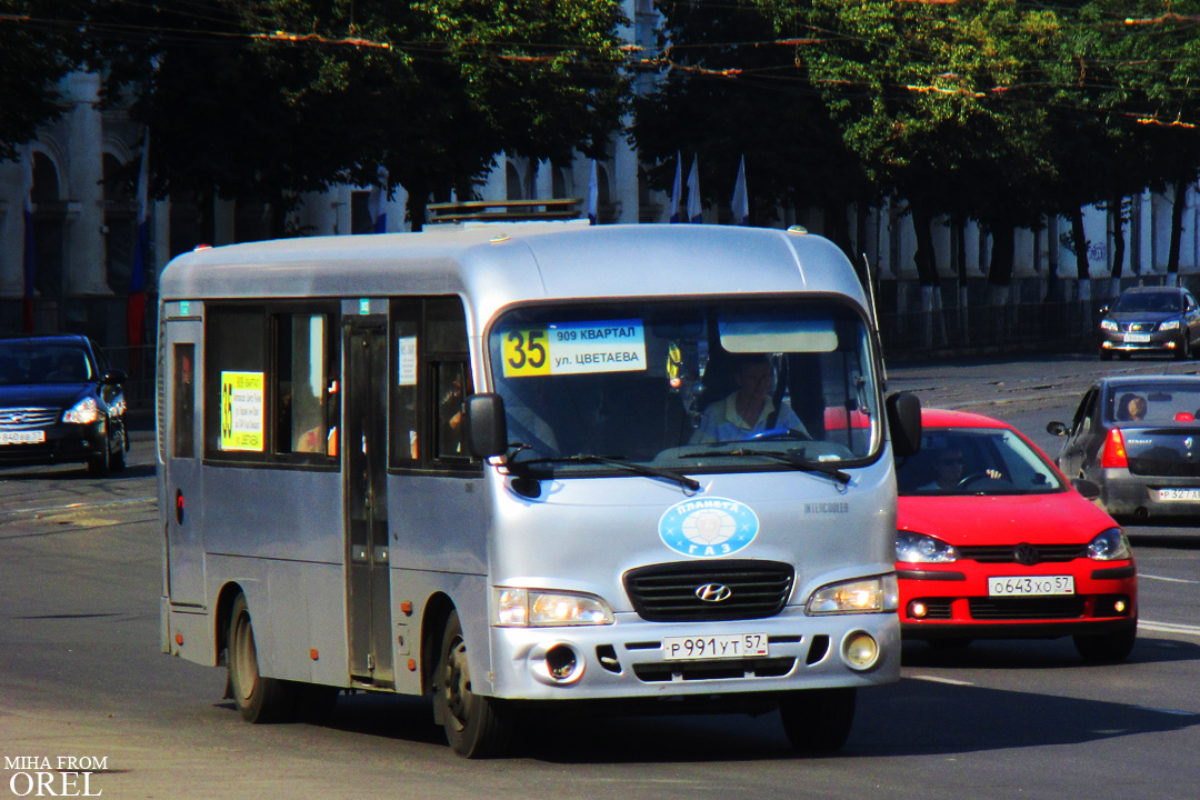 Орловская область, Hyundai County LWB C11 (ТагАЗ) № Р 991 УТ 57