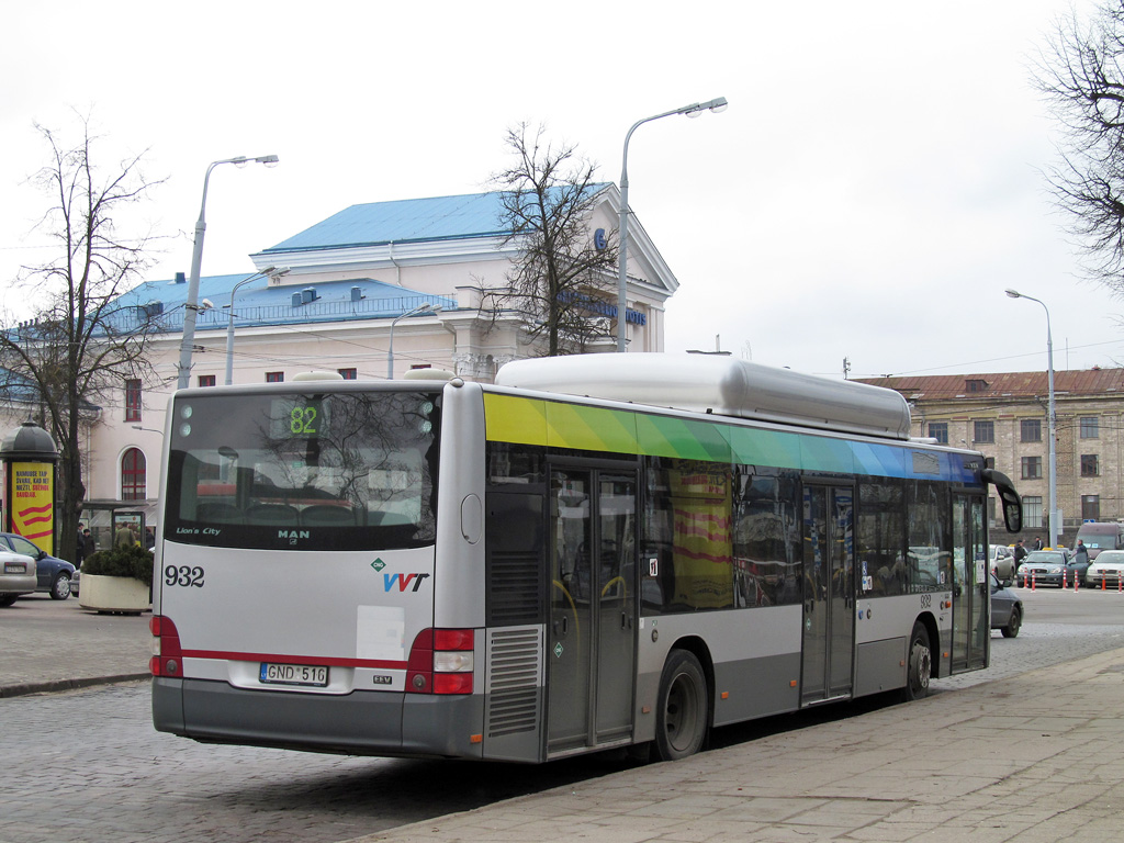 Lithuania, MAN A21 Lion's City NL273 CNG # 932