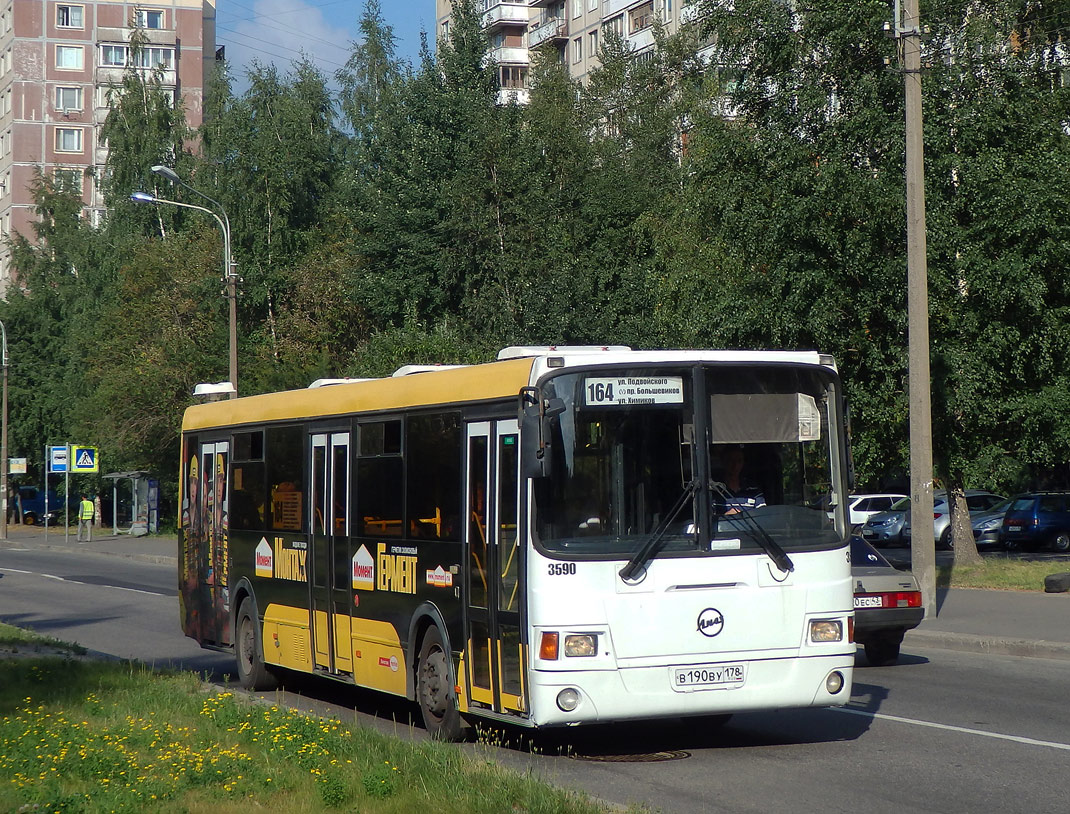 Санкт-Петербург, ЛиАЗ-5293.53 № 3590