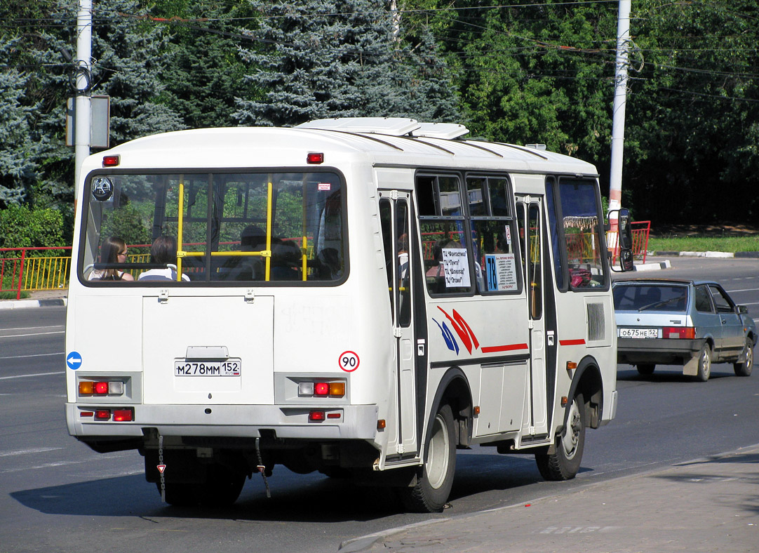 Нижегородская область, ПАЗ-32054-110-07 № М 278 ММ 152