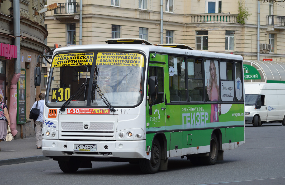 Санкт-Петербург, ПАЗ-320402-05 № 117