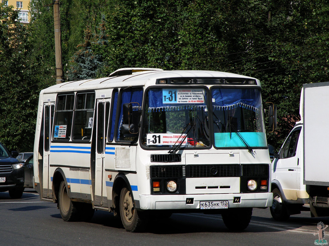 Нижегородская область, ПАЗ-32054 № К 635 НК 152