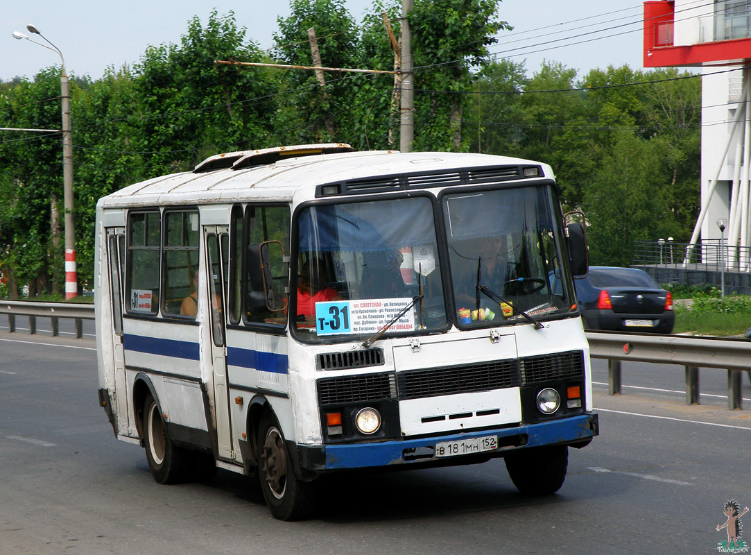 Нижегородская область, ПАЗ-32054-07 № В 181 МН 152