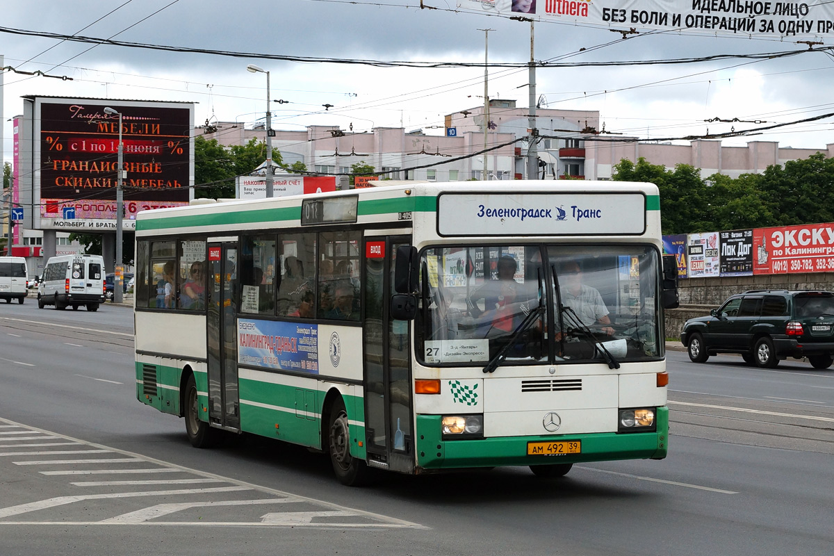 Obwód królewiecki, Mercedes-Benz O405 Nr АМ 492 39